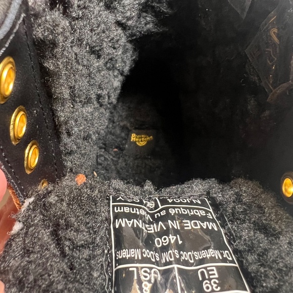 Dr Martens Rewair 1460 WINTERGRIP LEATHER Lace Up Boots Brown Size 7M/8W Unisex - Picture 5 of 12